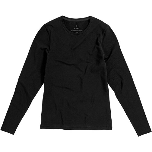 Ponoka Langarmshirt Für Damen , Green Concept, schwarz, Single jersey Strick 95% Bio Baumwolle, 5% Elastan, 200 g/m2, M, , Bild 5
