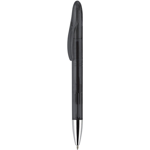 Kugelschreiber Speedy Transparent , transparent schwarz, ABS, 14,30cm (Länge), Bild 1