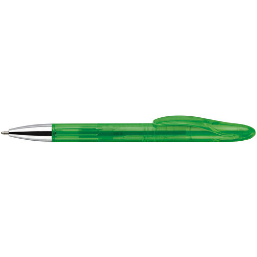 Kugelschreiber Speedy Transparent , transparente hellgrün, ABS, 14,30cm (Länge), Bild 3