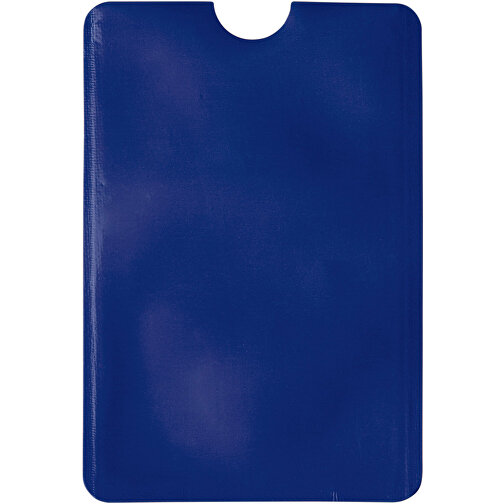 Kartenhalter Soft Anti Skim , dunkelblau, PE, 9,20cm x 0,10cm x 6,30cm (Länge x Höhe x Breite), Bild 1