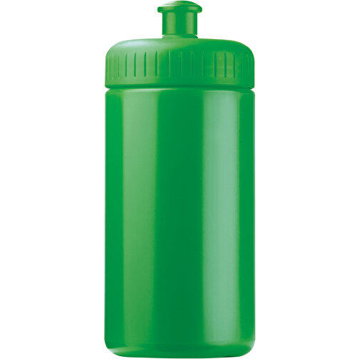 Sportflasche Classic 500ml , grün, LDPE & PP, 17,80cm (Höhe), Bild 1