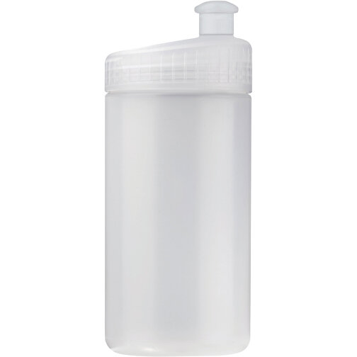 Sportflasche Design 500ml , transparent, LDPE & PP, 17,80cm (Höhe), Bild 1