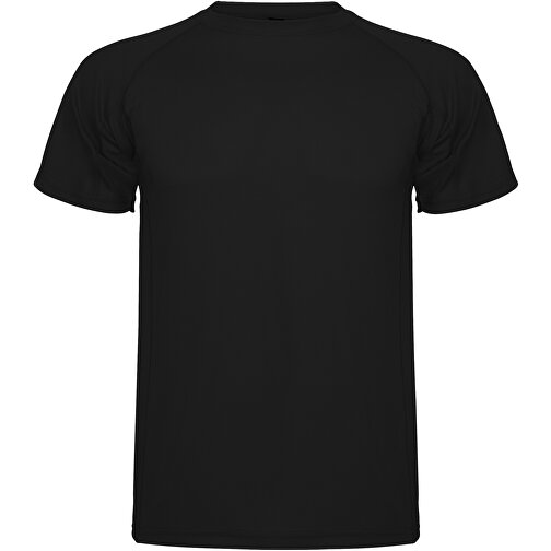 Montecarlo Sport T-Shirt Für Herren , schwarz, Piqué Strick 100% Polyester, 150 g/m2, S, , Bild 1