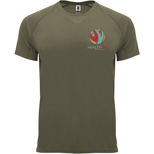 Bahrain Sport T-Shirt Für Herren , militar green, Interlock Strick 100% Polyester, 135 g/m2, M, , Bild 2