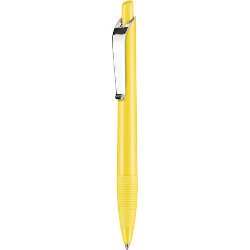 Kugelschreiber Bond Shiny , Ritter-Pen, zitronen-gelb, ABS u. Metall, 14,30cm (Länge), Bild 1