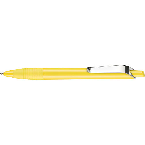Kugelschreiber Bond Shiny , Ritter-Pen, zitronen-gelb, ABS u. Metall, 14,30cm (Länge), Bild 3