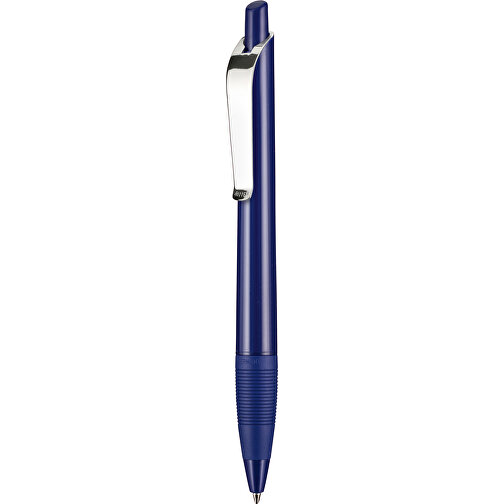 Kugelschreiber Bond Shiny , Ritter-Pen, nachtblau, ABS u. Metall, 14,30cm (Länge), Bild 1