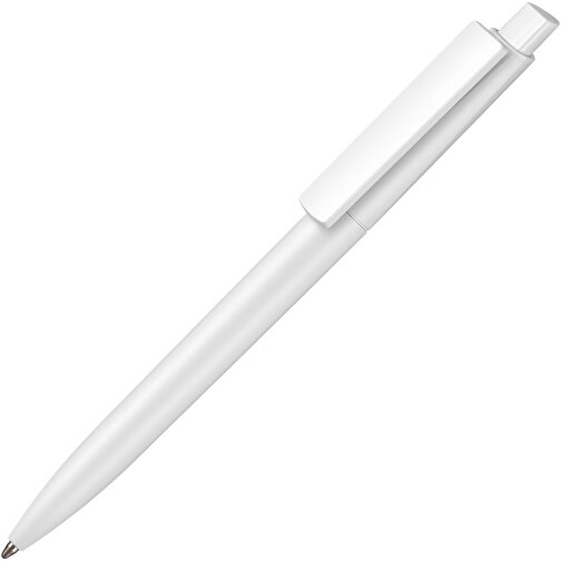 Kugelschreiber Crest , Ritter-Pen, weiß, ABS-Kunststoff, 14,90cm (Länge), Bild 2