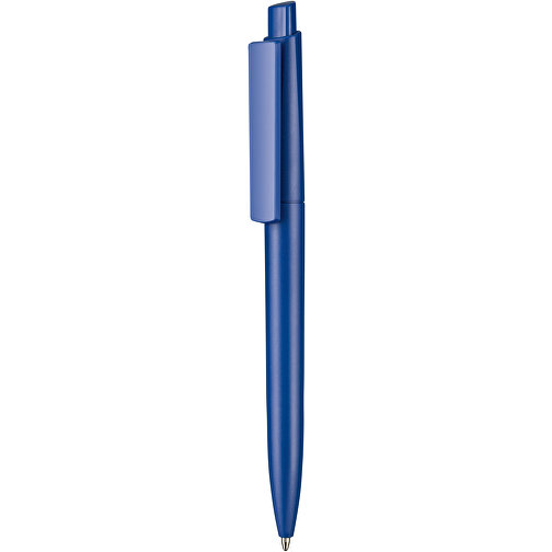 Kugelschreiber Crest , Ritter-Pen, azurblau, ABS-Kunststoff, 14,90cm (Länge), Bild 1