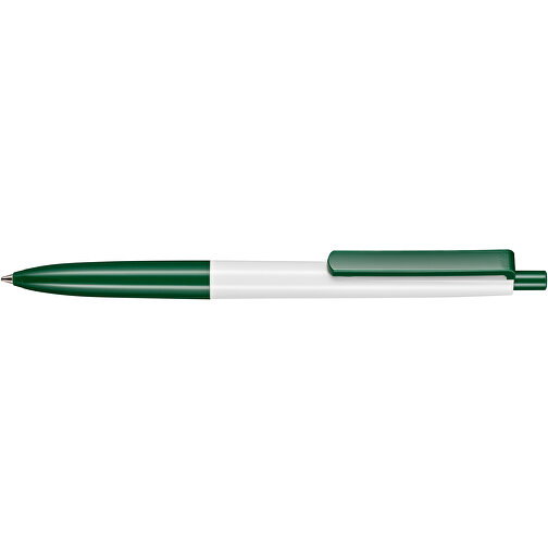Kugelschreiber New Basic , Ritter-Pen, weiss/minz-grün, ABS-Kunststoff, 13,40cm (Länge), Bild 3