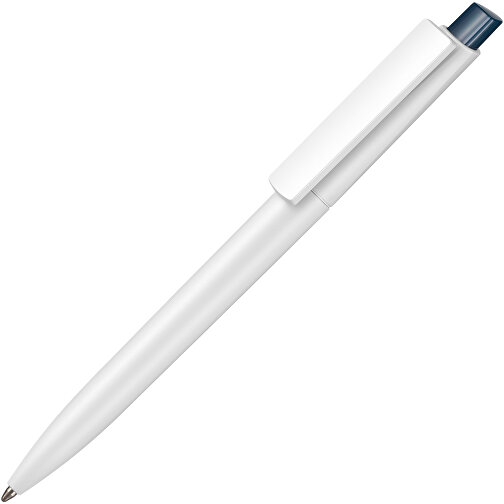 Kugelschreiber Crest ST , Ritter-Pen, weiss/smaragd-grün-TR/FR, ABS-Kunststoff, 14,90cm (Länge), Bild 2