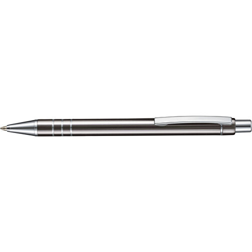 Kugelschreiber GLANCE , Ritter-Pen, grau, Metall, 13,30cm (Länge), Bild 3
