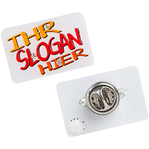 LED Pin Anstecker , Promo Effects, Metall/Harz, 3,00cm x 1,00cm x 2,00cm (Länge x Höhe x Breite), Bild 2