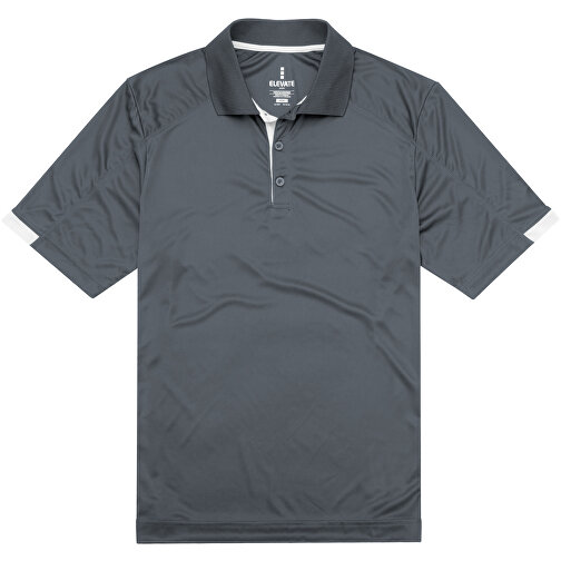 Kiso Poloshirt Cool Fit Für Herren , stahlgrau, Strukturierter Strick mit Cool Fit Finish 100% Mikro Polyester, 150 g/m2, L, , Bild 7
