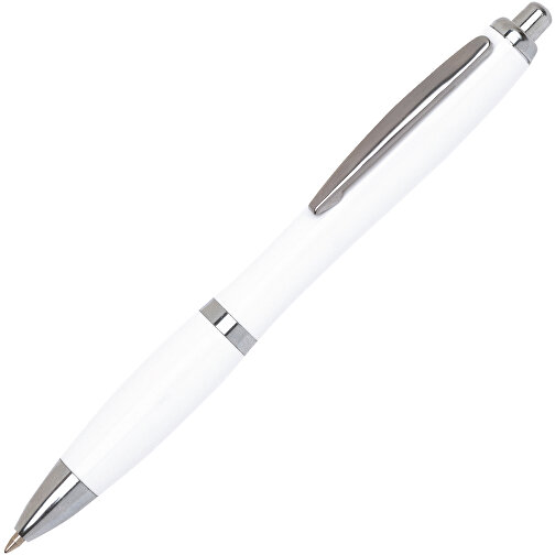 Kugelschreiber SWAY , weiss, Kunststoff / Stahl, 14,00cm (Länge), Bild 2