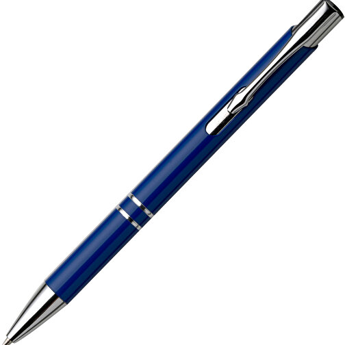 Kugelschreiber Aus Aluminium Albacete , kobaltblau, ABS, Aluminium, Plastik, Stahl, , Bild 2