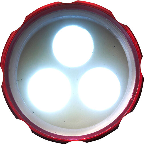 LED-Lampe Aus Aluminium Anna , rot, Aluminium, Plastik, Metall, , Bild 2
