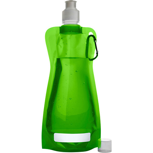Trinkflasche Aus Kunststoff Bailey , hellgrün, PE, PP, PA, 26,50cm x 3,10cm x 11,90cm (Länge x Höhe x Breite), Bild 1