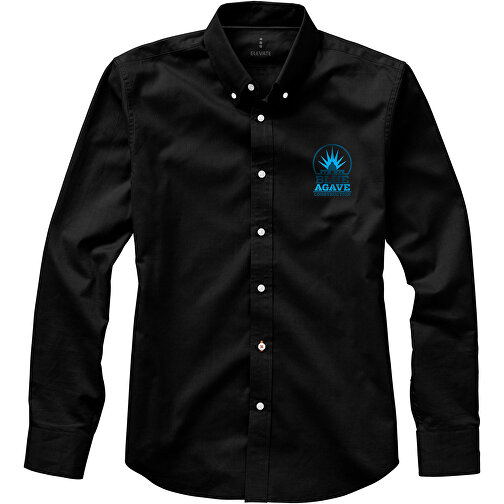 Vaillant Langärmliges Hemd , schwarz, Oxford-Gewebe 100% Baumwolle, 142 g/m2, XXXL, , Bild 2
