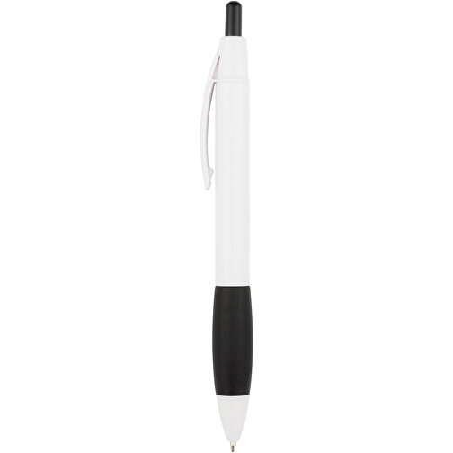 Kugelschreiber Kandi , Promo Effects, weiß / schwarz, Kunststoff, 14,10cm (Länge), Bild 4
