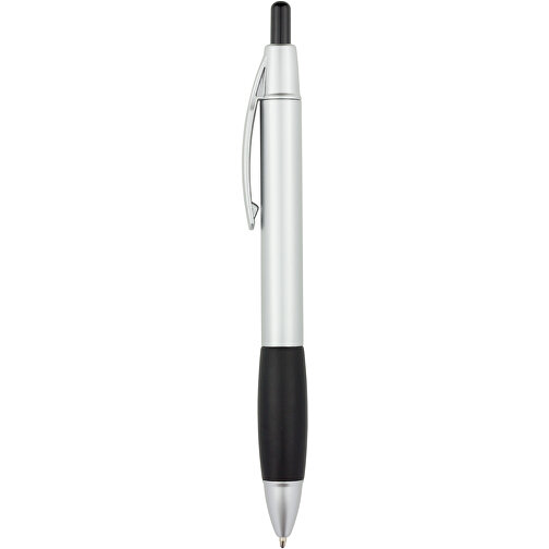 Kugelschreiber Kandi , Promo Effects, silber / schwarz, Kunststoff, 14,10cm (Länge), Bild 3