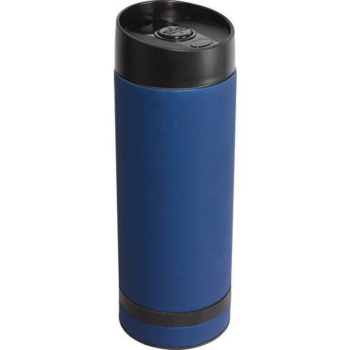 Isolierbecher FLAVOURED , dunkelblau, Edelstahl / Kunststoff, 20,50cm (Höhe), Bild 1