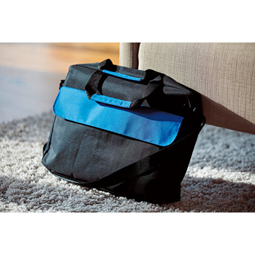 Dokumententasche BRISTOL , blau, schwarz, 300D Polyester, 39,00cm x 7,50cm x 29,00cm (Länge x Höhe x Breite), Bild 9