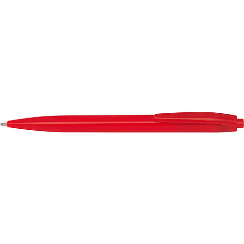Kugelschreiber PLAIN , rot, Kunststoff, 13,80cm (Länge), Bild 3