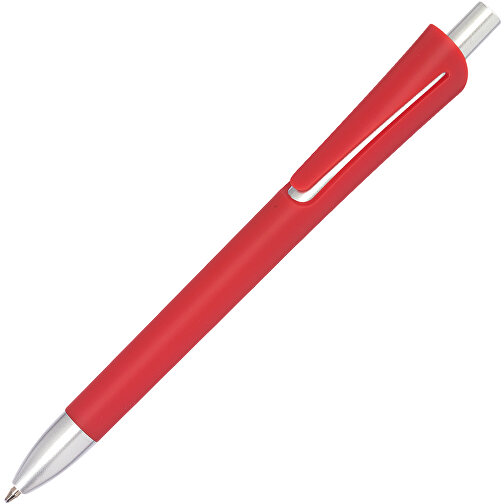 Kugelschreiber OREGON , rot, Kunststoff, 14,20cm (Länge), Bild 2