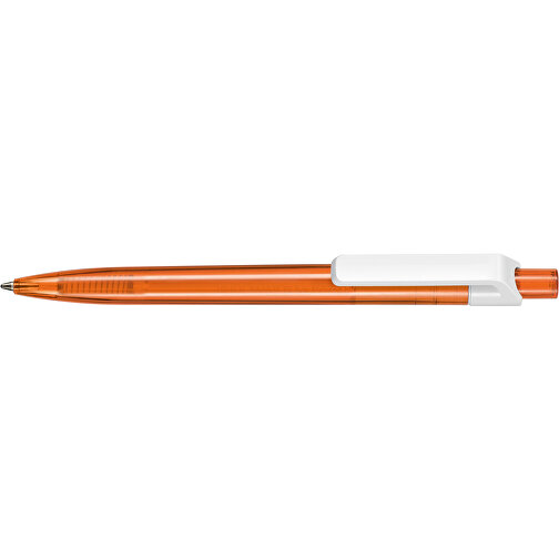 Kugelschreiber Insider Transparent S , Ritter-Pen, clementine, ABS-Kunststoff, 14,20cm (Länge), Bild 3