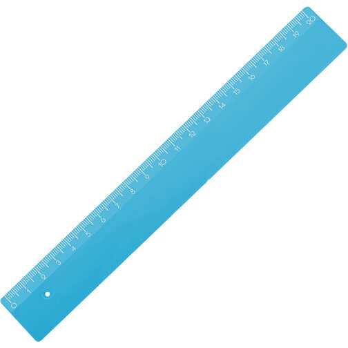 Lineal 20 Cm , blau, PS, 21,00cm x 0,20cm x 3,00cm (Länge x Höhe x Breite), Bild 1