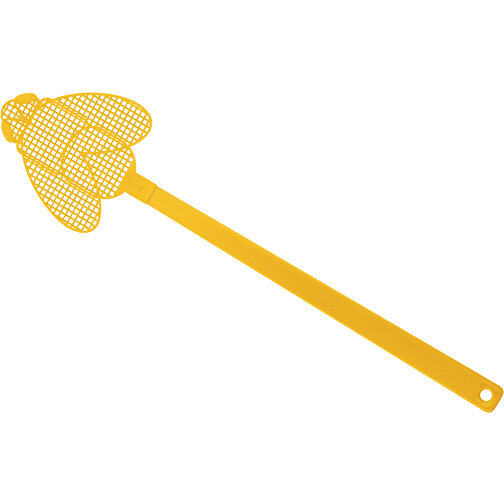 Fliegenklatsche 'Brummi' , gelb, gelb, PE+PS, 41,20cm x 0,50cm x 10,20cm (Länge x Höhe x Breite), Bild 1