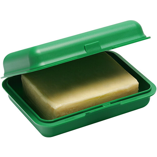 Brotdose/Butterdose , grün, PP, 15,30cm x 5,00cm x 10,60cm (Länge x Höhe x Breite), Bild 3