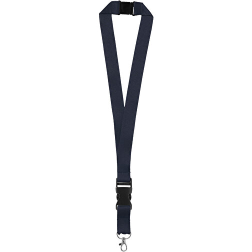 Yogi Lanyard Mit Sicherheitsverschluss , navy, Polyester, 48,00cm x 2,50cm (Länge x Breite), Bild 3