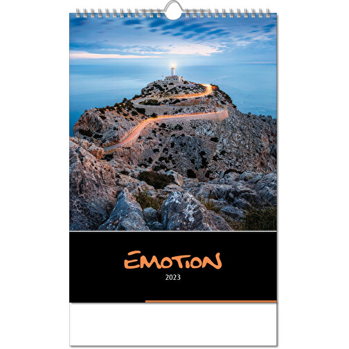Kalender 'Emotion' i format 24 x 38,5 cm, med Wire-O indbinding, Billede 1