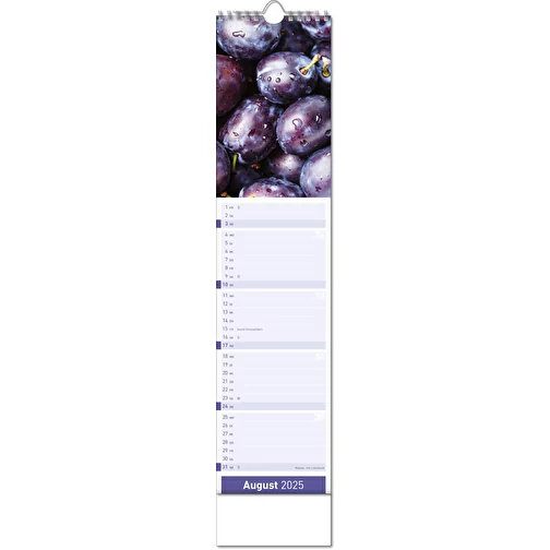 Calendrier 'Fresh' au format 11 x 51 cm, avec reliure Wire-O, Image 9
