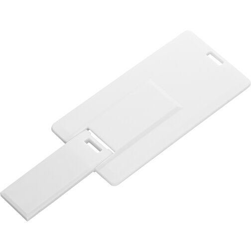 USB Stick CARD Small 2.0 4GB , Promo Effects MB , weiß MB , 4 GB , Kunststoff MB , 3 - 10 MB/s MB , 6,05cm x 0,25cm x 3,00cm (Länge x Höhe x Breite), Bild 6