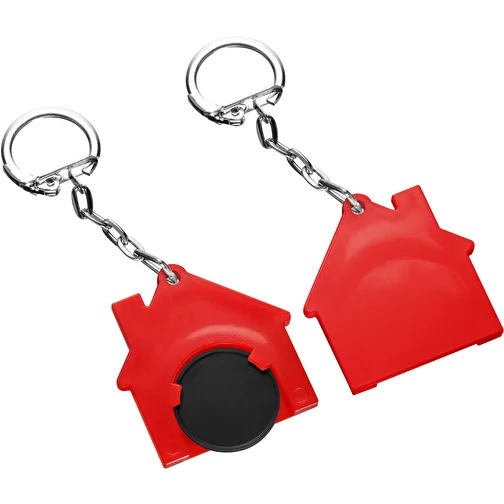 Porte-clés jeton1 € 'Maison', Image 1