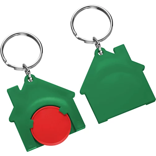 Porte-clés jeton1 € 'Maison', Image 1