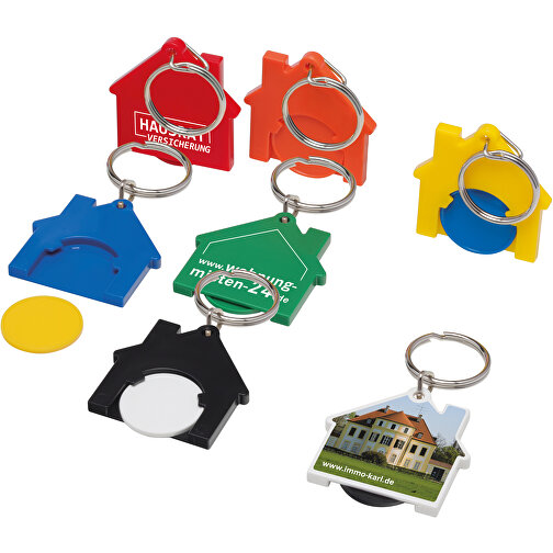 Porte-clés jeton1 € 'Maison', Image 2