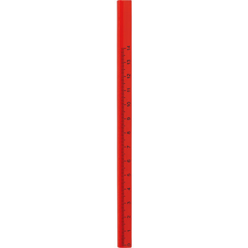 Maderos , rot, Holz, 17,50cm x 0,80cm x 1,00cm (Länge x Höhe x Breite), Bild 1