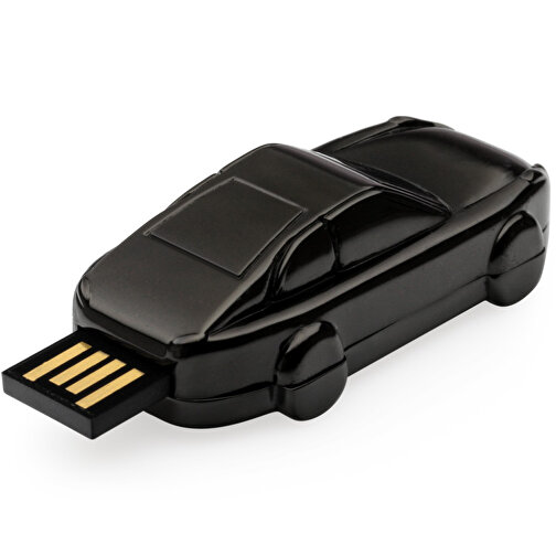 USB-Stick CAR 1GB , Promo Effects MB , schwarz MB , 1 GB , Zinklegierung MB , 3 - 10 MB/s MB , 5,50cm x 1,70cm x 2,70cm (Länge x Höhe x Breite), Bild 2