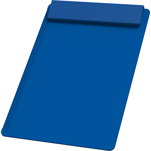 Klemmbrett DIN A4 'Alpha' , blau, blau, PS, 34,20cm x 2,10cm x 23,20cm (Länge x Höhe x Breite), Bild 1