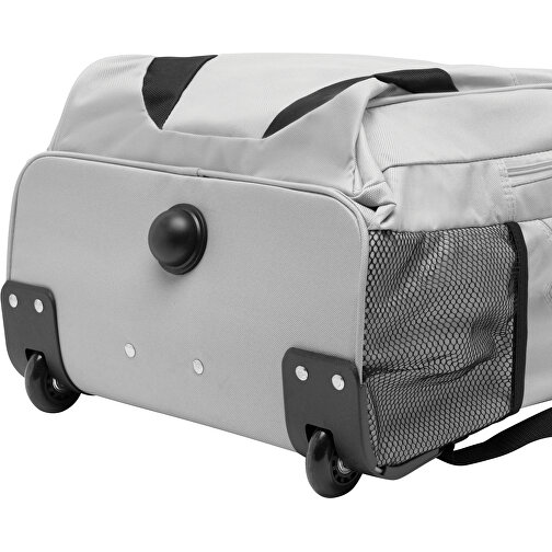 Trolley-Rucksack TRAILER , grau, 600D Polyester, 34,00cm x 28,00cm x 52,00cm (Länge x Höhe x Breite), Bild 6