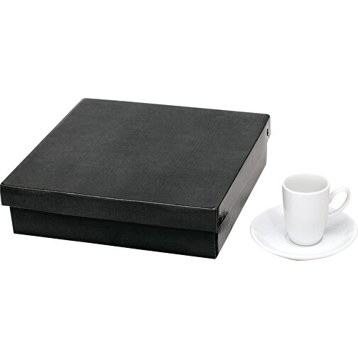 Espresso-Tassen-Set BUONGUSTO , weiß, Porzellan, 25,30cm x 7,00cm x 24,50cm (Länge x Höhe x Breite), Bild 2