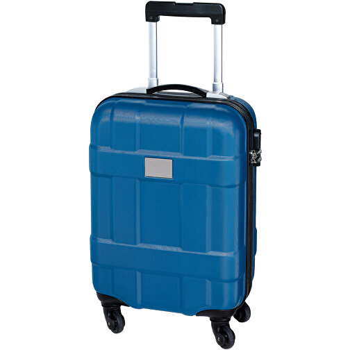 Trolley-Bordcase MONZA , blau, ABS, 55,00cm x 20,00cm x 35,00cm (Länge x Höhe x Breite), Bild 1