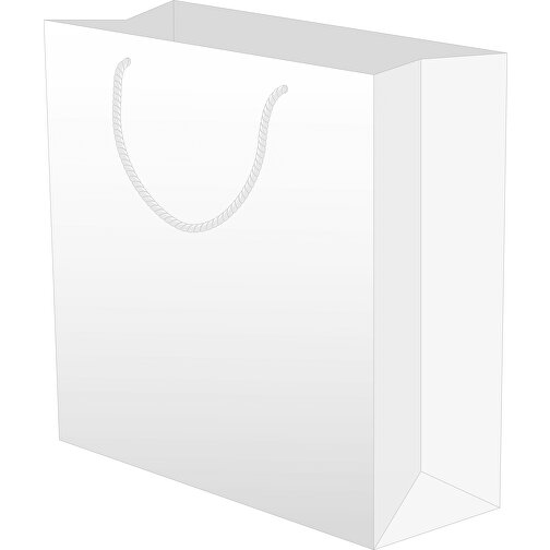 Bolsa de transporte básica blanca 4, 24 x 9 x 23 cm, Imagen 1