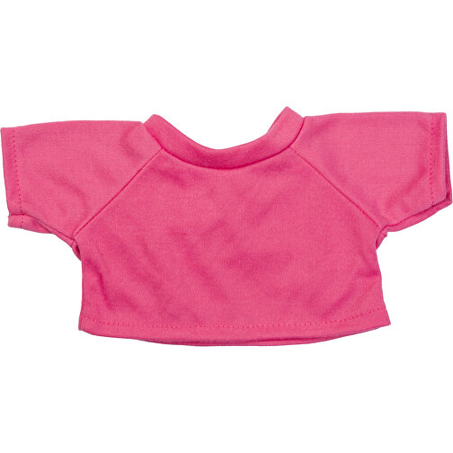 Mini-T-Shirt , pink, 100% Polyester, 12,00cm x 0,50cm x 22,50cm (Länge x Höhe x Breite), Bild 1