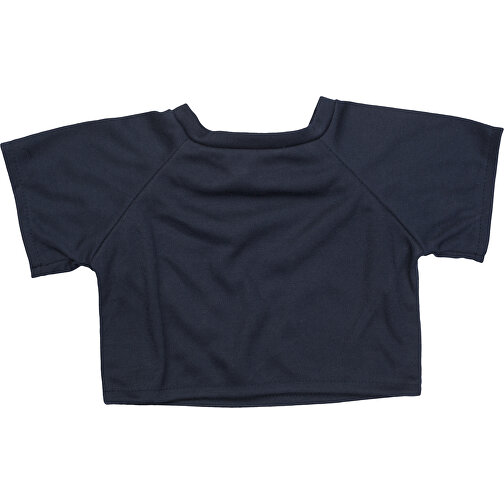 Mini-T-Shirt , dunkelblau, 100% Polyester, 20,00cm x 0,50cm x 32,00cm (Länge x Höhe x Breite), Bild 1