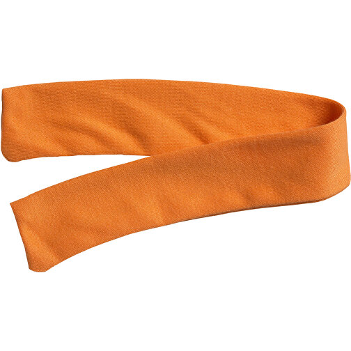 Schal , orange, 100% Polyester, 35,00cm x 0,30cm x 4,00cm (Länge x Höhe x Breite), Bild 1